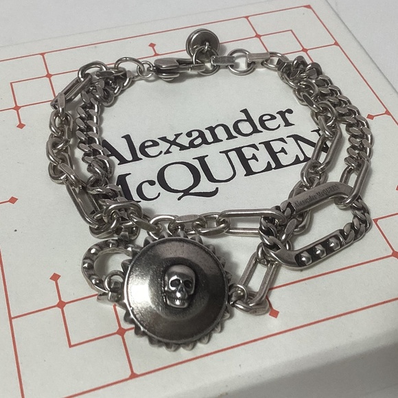 Alexander McQueen Silver Bracelet - Picture 1 of 2